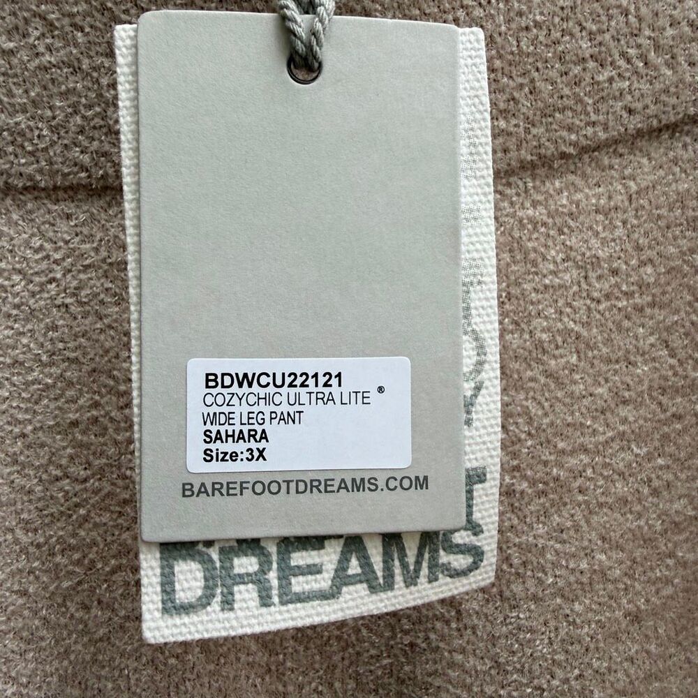 Barefoot Dreams Women's CozyChic Ultra Lite Wide Leg Pull-on Pant Sahara 3X NWT - Picture 7 of 7